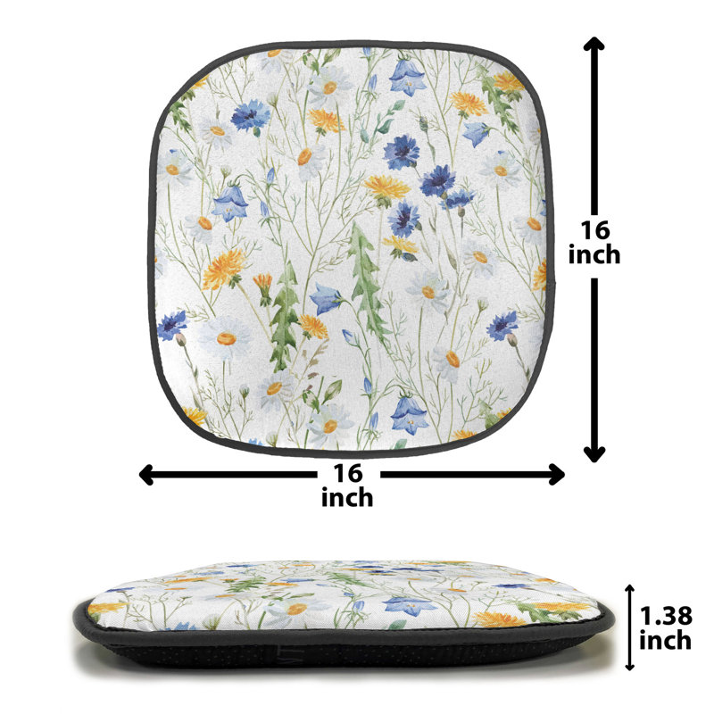 Outdoor 1.38'' Dining Chair Seat Cushion