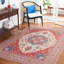 Tapis 107 antidérapant rouge / beige-733382962