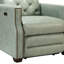 Fauteuil inclinable électrique en cuir véritable de 31,50 po Gumesindo-1315888109
