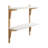 Baez 2 Piece Poplar Tiered Shelf-1408531467