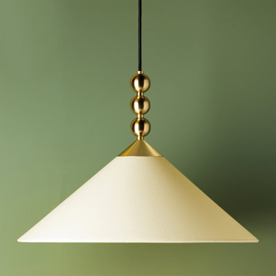  1 - Light Cone Pendant with No Secondary Or Accent Material Accents