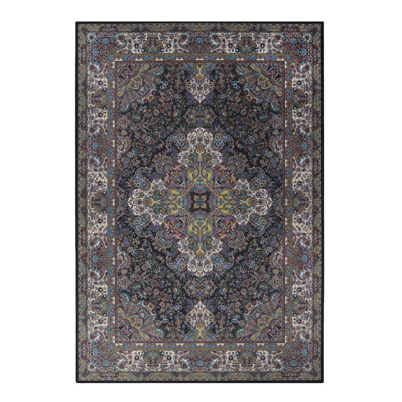 Tapis d'intérieur délavé délavé à la machine, Rectangle 5 pi x 7 pi