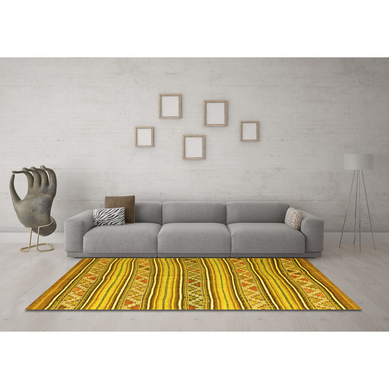 Performance Southwestern Indoor Rug, Square 3'