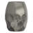 Flanigan 16"W Metal Industrial Round Drum End Table with Honeycomb Design-907000224