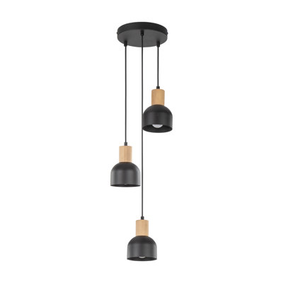 Aindrias 3 - Light Stainless Steel Cluster Pendant