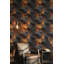 Papier peint texture industrielle rouille foncé