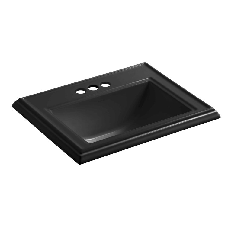 Memoirs® Rectangular Drop-In Bathroom Sink with Overflow
