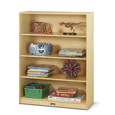 Jonti-Craft Tall Fixed Straight-Shelf Bookcase