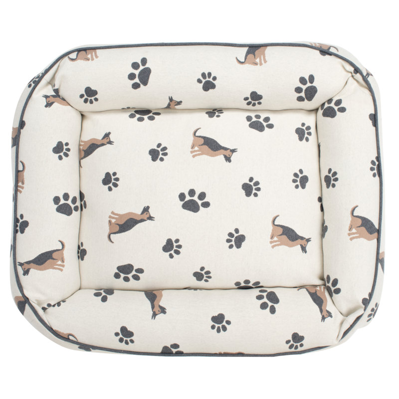 Lit pour animaux en coton, Grand (l 28 po x P 24 po x H 8 po)