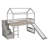Loft Bed With 2 Drawers And Slide, House Bed With Slide-949401678