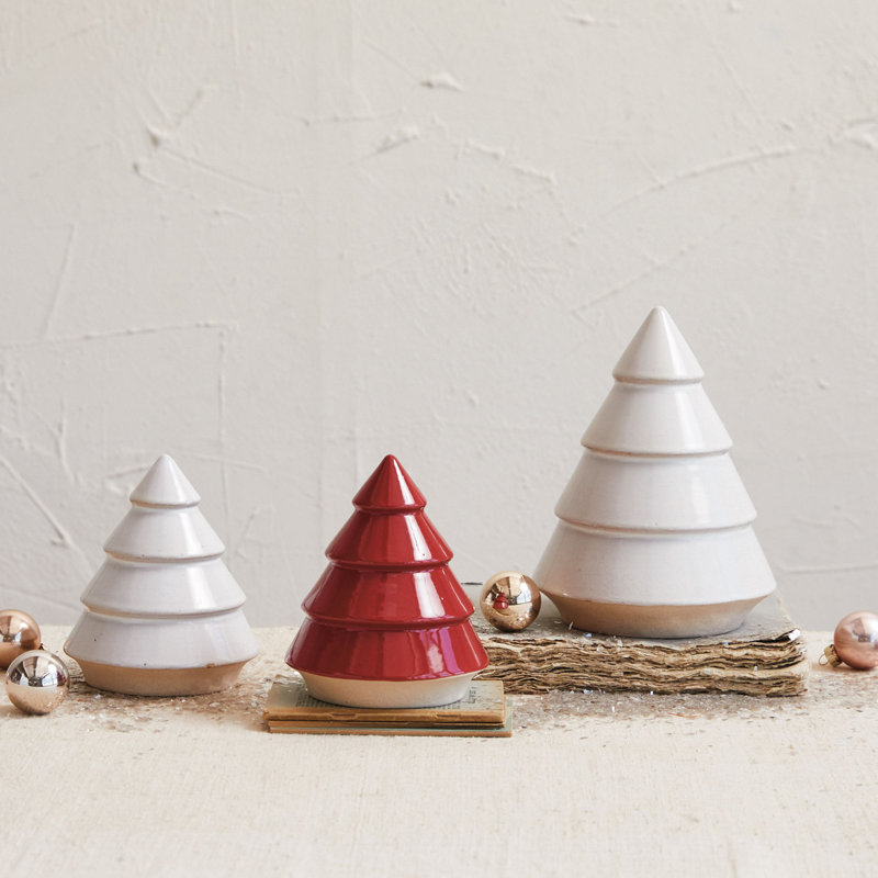 Stoneware Tree, Red