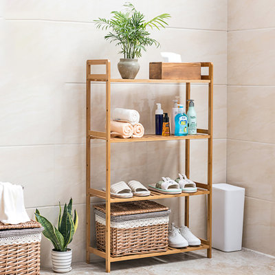 Audriel 5-Tier Bamboo Bookcase