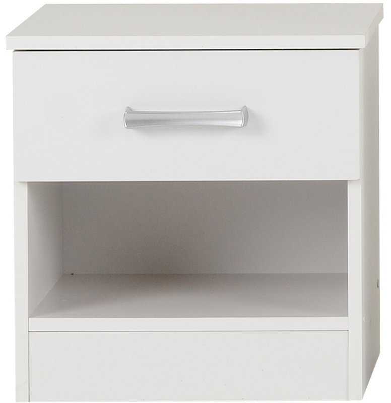 Polar 1 Drawer Bedside