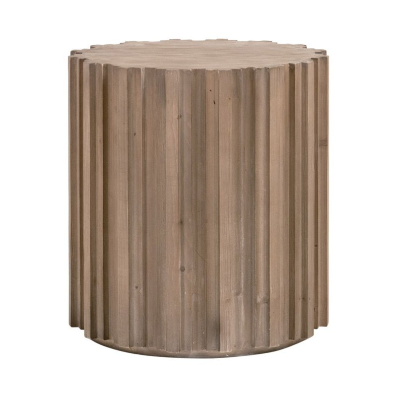 Roma Wooden Round End Table