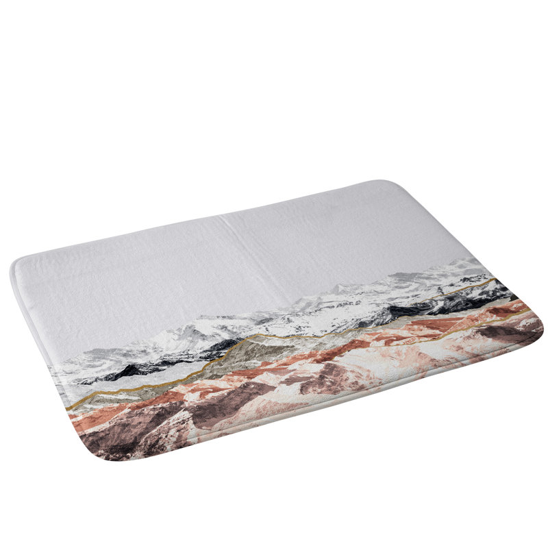 Tapis de salle de bain montagnes i