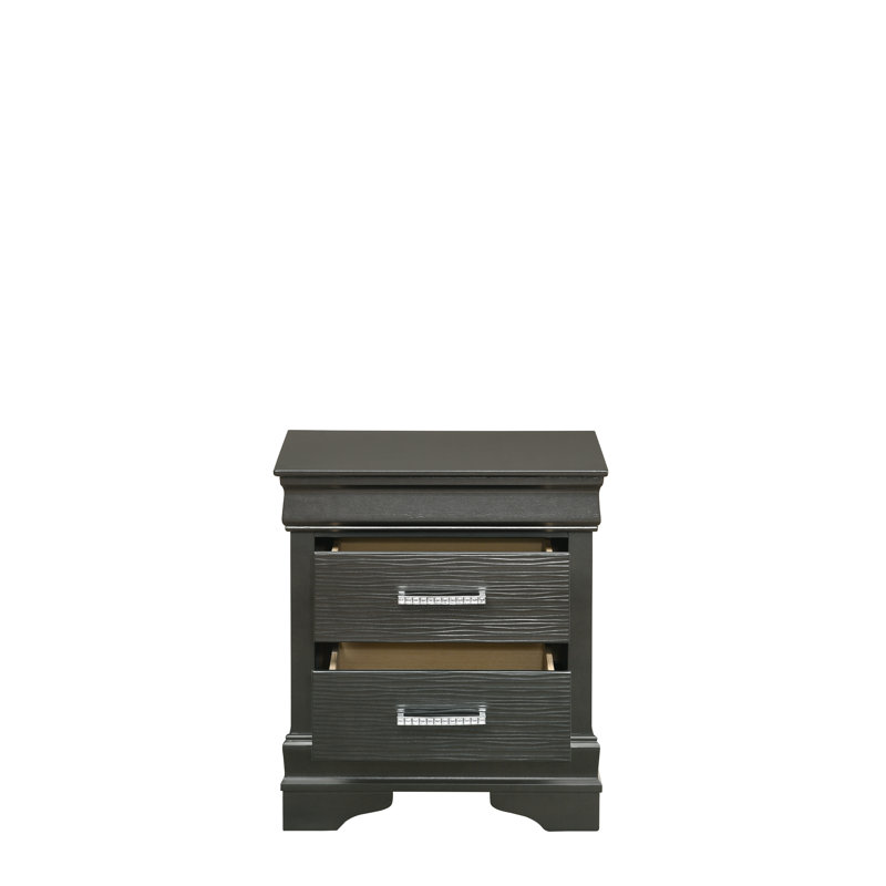Table de chevet Mayodan, gris