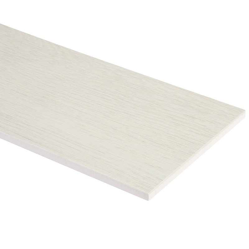 Harmony Grove 8'' W x 36'' L Porcelain Wood Look Singular Tile, Oak Cotton