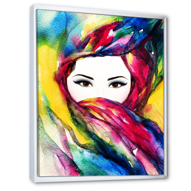 Art graphique sur toile Glam, Cadre photo blanc, H 12 po x l 8 po x P 1 po