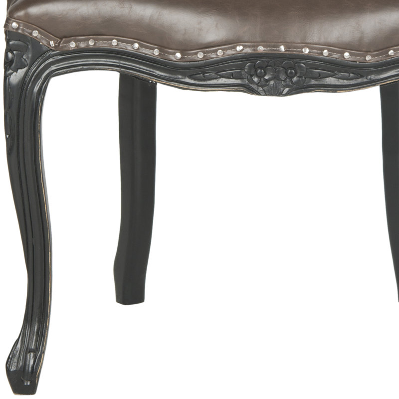 Fauteuil Mckenna, Brown Faux Leather