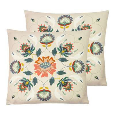 Floral Square Cushion