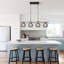 4 - Light Black Kitchen Island Pendant