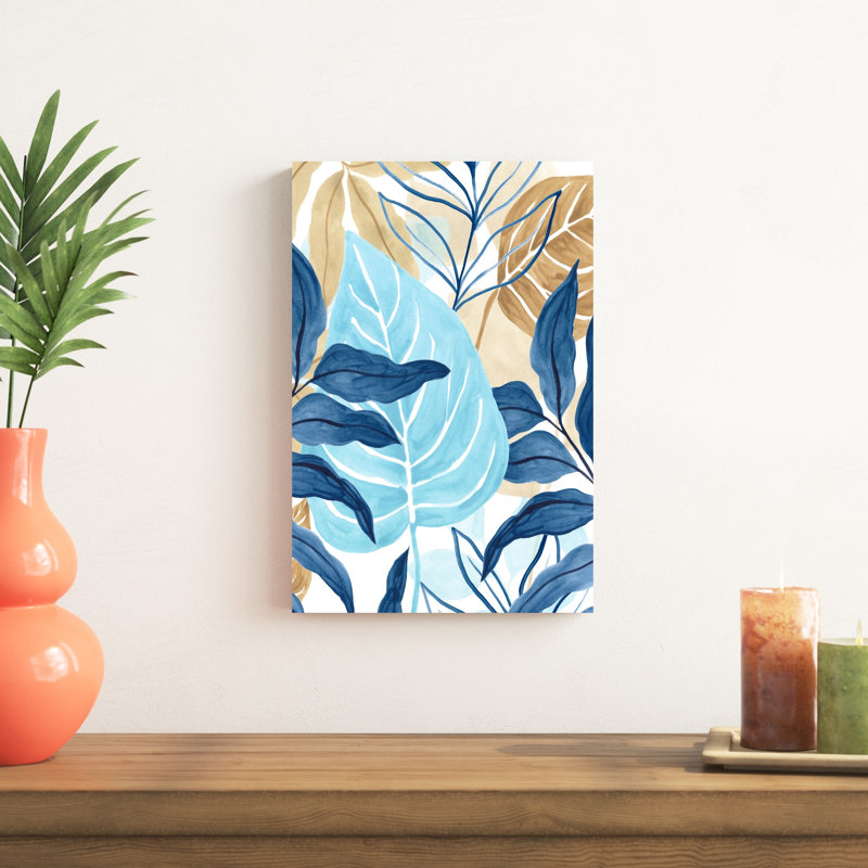 Blue Jungle III, H 18 po x l 12 po x P 1,25 po