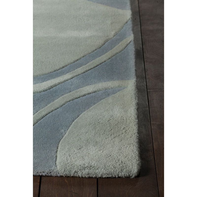 Inhabit Designer Light Blue Area Rug, 2' x 3'