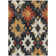 Machine Washable Indoor/Outdoor Xhevrie Black Rug
