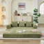 Canapé-lit pliant convertible confortable, canapé-lit sur pied, canapé sur pied en chenille avec accoudoirs, canapé-lit sur pied-407632746