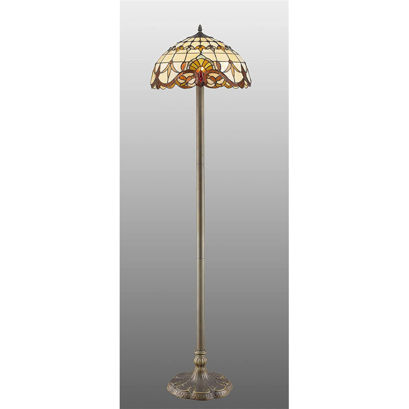 Quan 156cm Tiffany Traditional Floor Lamp