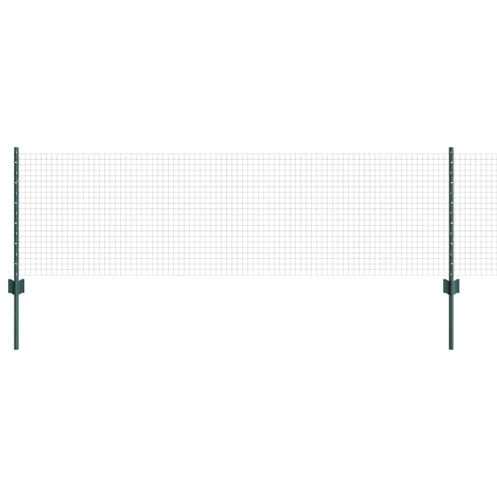 Vidaxl Fence With Posts Steel