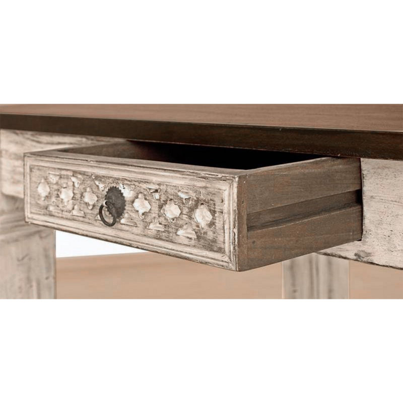 Castle-Antik Solid Wood Dining Table, H76 x L190 x W90cm