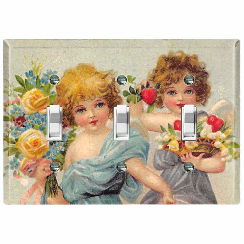 3 - Gang Toggle Light Switch Standard Wall Plate