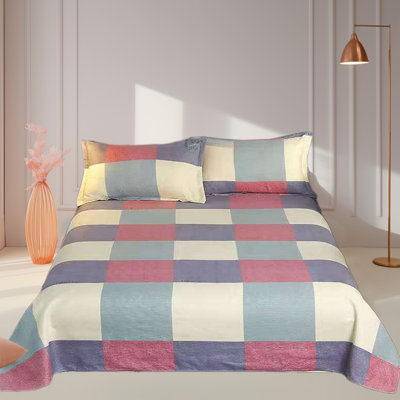Pillow Cover 3PCS Bedding Sets All Season Bedding Sheet Comforters Sets With Pillow Cases  3 Pcs Bed Set Down Sheet Set  Shrinkage And Fade Resistants Easy