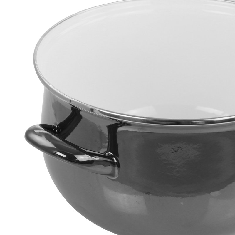 Cocotte en acier 6,5 pintes avec couvercle Martha Stewart