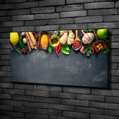 Herbs And Spices - Wrapped Canvas Print