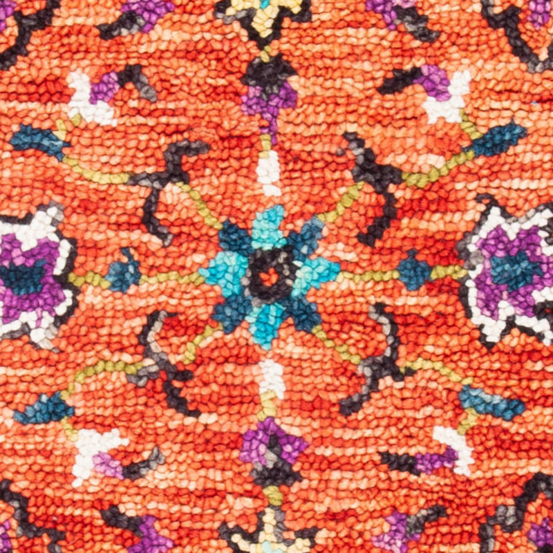 Vahakn Hand Tufted Wool Southwestern Rug, Round 7'