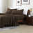 Swift Home Ultra-Soft 4-Piece Sheet Set - Essential 1800 Series Microfiber - Fits Mattress up to 14" Thick - Peach Fuzz, Durable, Easy Care-694154058-694154051