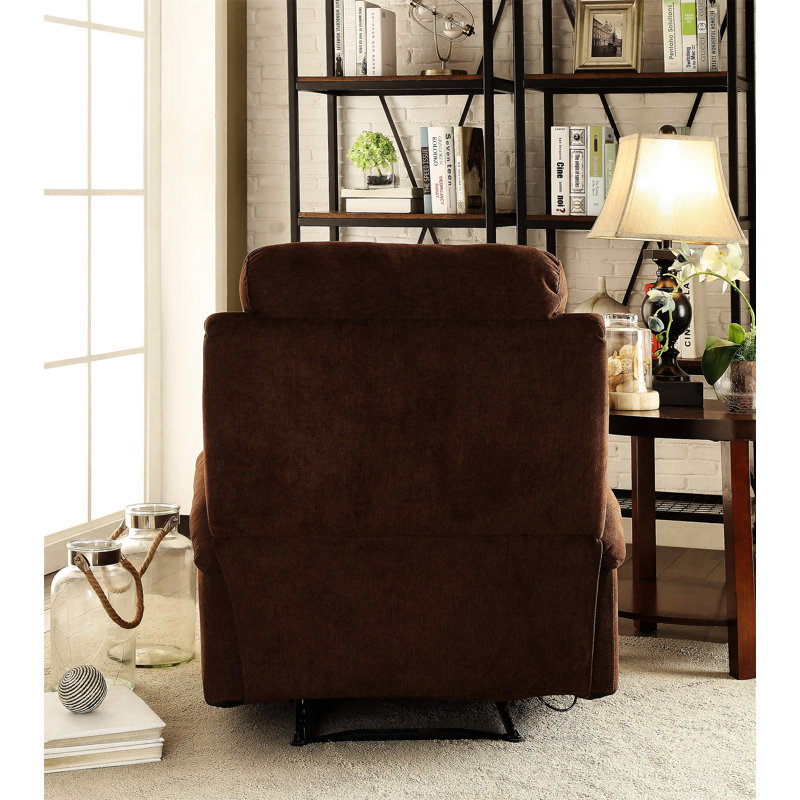 Fauteuil inclinable Piontek, Tissu chocolat