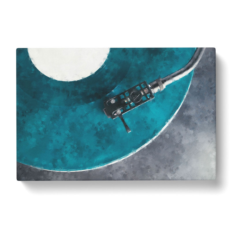 The Record Player Needle - Wrapped Canvas Print, 40cm H x 60cm W x 3cm D