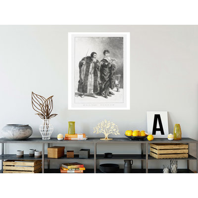 Polonius et Hamlet (Act. II Sc. II) (Polonius and Hamlet) from Shakespeare’s Hamlet by Eugène Delacroix - Giclee Print