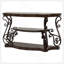 Console à 2 tablettes Gretta Merlot