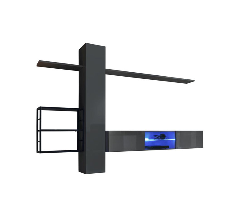 Unfinished Entertainment Centre for TVs up to 75", Graphite