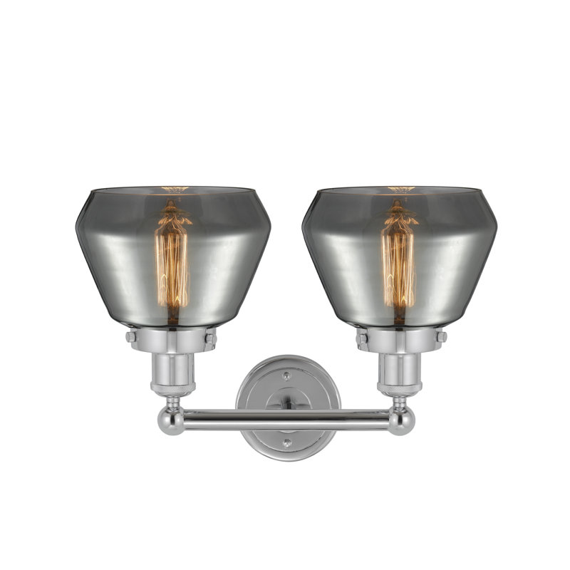 Rivka 2 - Light Dimmable Vanity Light, Plated Smoke, Polished Chrome