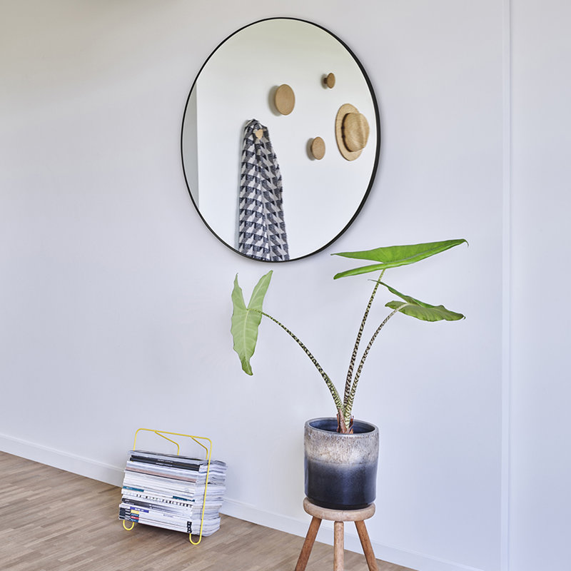 Avigail Metal Flat Wall Mirror