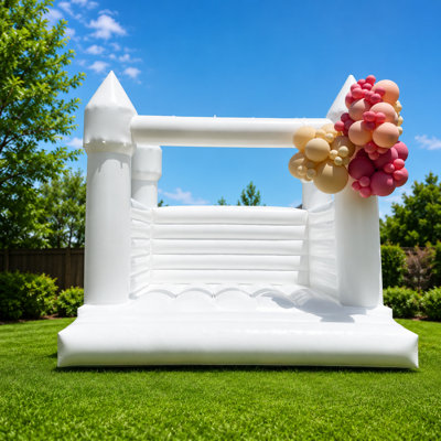 Jeu gonflable de 13 pi de qualité commerciale avec souffleur d'air, siège gonflable pour les mariages, les anniversaires et les fêtes