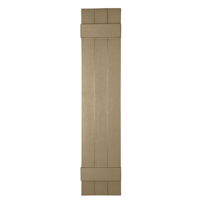 Custom 3 Board Closed BNB Shutters