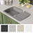 vidaXL Granite Kitchen Sink Single Basin Grey-119892964