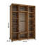 Carya 3 Door Manufactured Wood Wardrobe-171182225-197585644