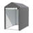 Degenhard 4 ft. W x 6 ft. D Galvanised Pipe Apex Tool Shed